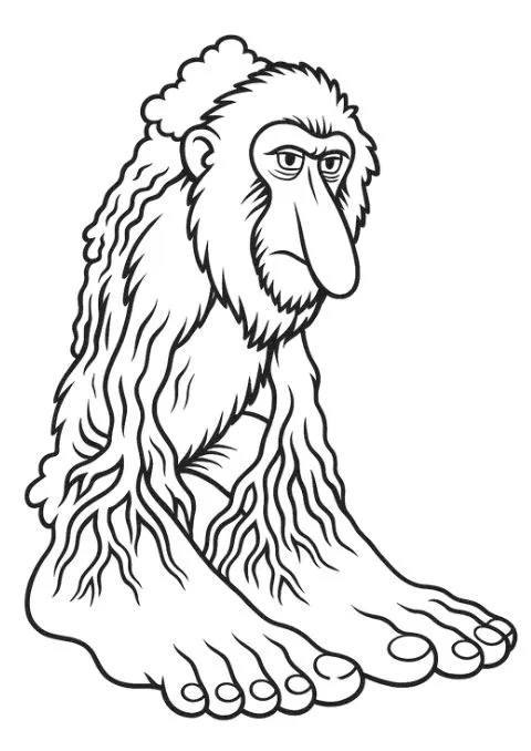 Haz clic para descargar dibujo de Animal Simpático para colorear e imprimir gratis Animal Simpático para colorear HD fácil y bonito - Descarga e imprime gratis - Dibujo exclusivo de Animales