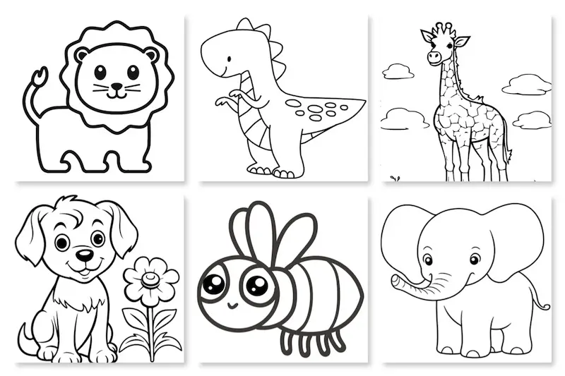 Animales para Pintar