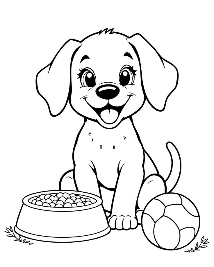 Haz clic para descargar dibujo de Perro Futbolista para colorear e imprimir gratis Perro Futbolista para colorear HD fácil y bonito - Descarga e imprime gratis - Dibujo exclusivo de Animales
