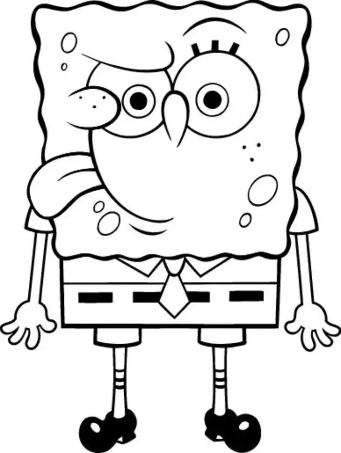 Haz clic para descargar dibujo de Bob Esponja Triste de Frente para colorear e imprimir gratis Bob Esponja Triste de Frente para colorear HD fácil y bonito - Descarga e imprime gratis - Dibujo exclusivo de Bob