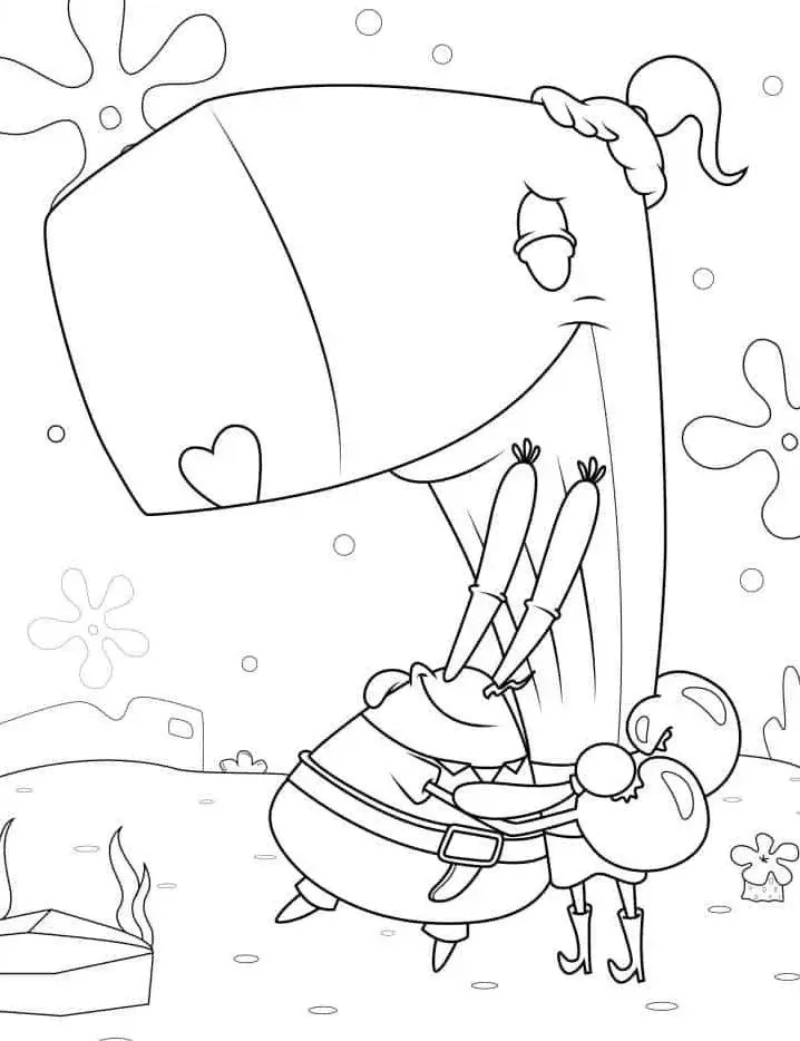 Haz clic para descargar dibujo de Perla y Sr. Cangrejo Abrazándose para colorear e imprimir gratis Perla y Sr. Cangrejo Abrazándose para colorear HD fácil y bonito - Descarga e imprime gratis - Dibujo exclusivo de Bob