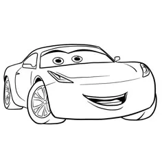 Cruz Ramírez para colorear e imprimir Cruz Ramírez para colorear - Rayo McQueen y Cars