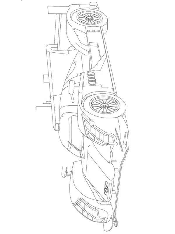 Superdeportivo en Vertical para colorear e imprimir Dibujo de Superdeportivo en Vertical de Coches para colorear