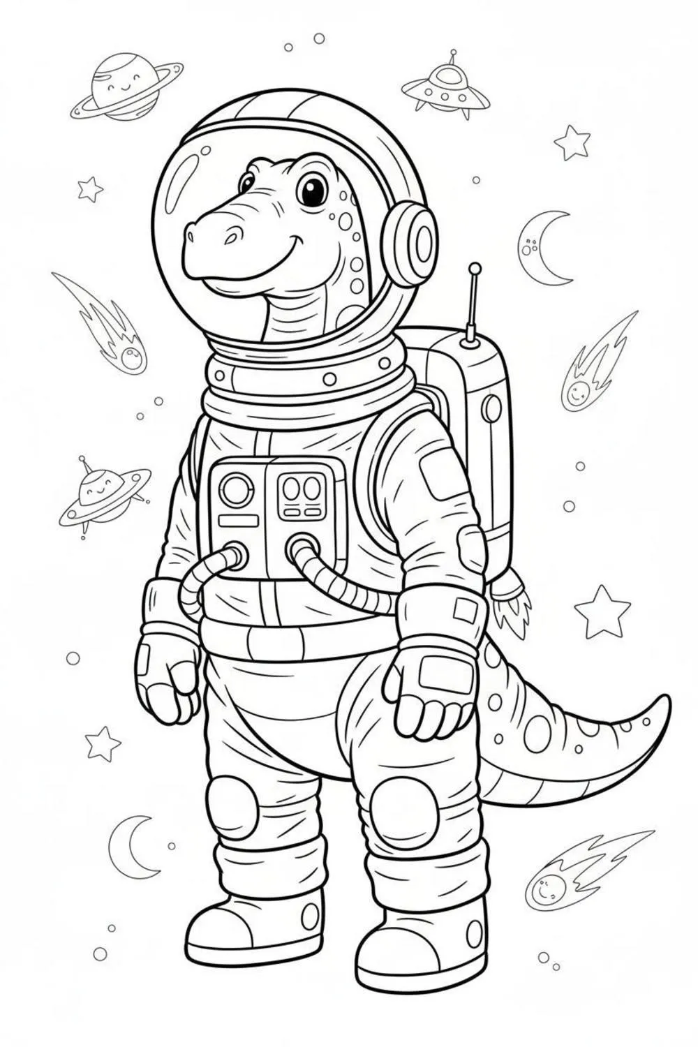 Haz clic para descargar dibujo de Brontosaurio Astronauta en el Espacio para colorear e imprimir gratis Brontosaurio Astronauta en el Espacio para colorear HD fácil y bonito - Descarga e imprime gratis - Dibujo exclusivo de Dinosaurios