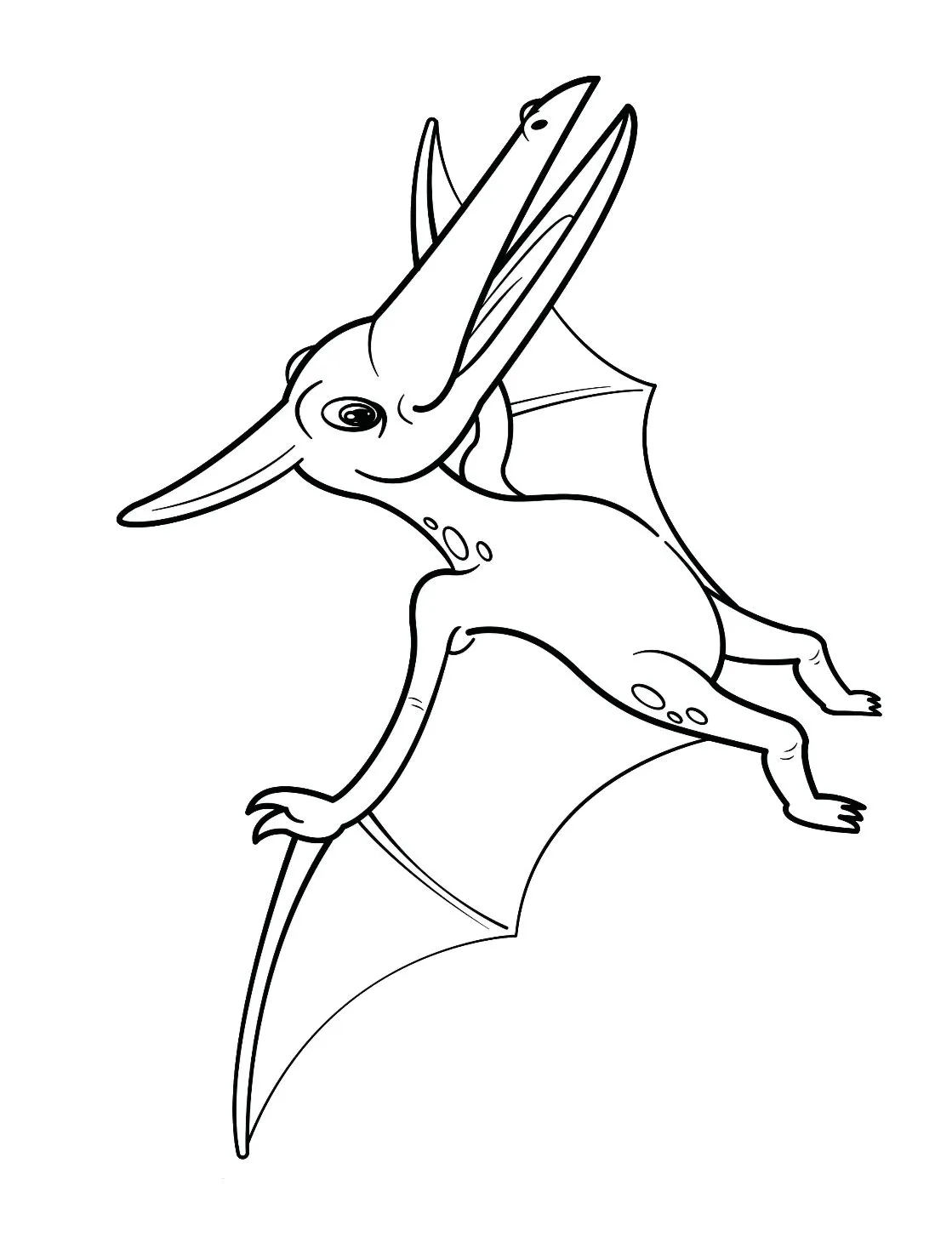 Haz clic para descargar dibujo de Pteranodón Kawaii Volando para colorear e imprimir gratis Pteranodón Kawaii Volando para colorear HD fácil y bonito - Descarga e imprime gratis - Dibujo exclusivo de Dinosaurios