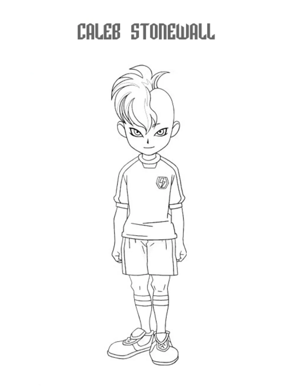 Dibujo relacionado de Caleb Stonewall para colorear