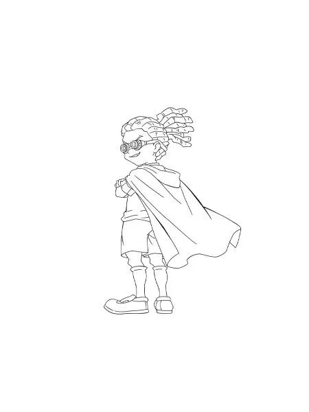 Dibujo relacionado de Jude Sharp para colorear