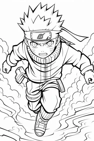 Haz clic para descargar dibujo de Naruto Corriendo en Acción para colorear e imprimir gratis Naruto Corriendo en Acción para colorear HD fácil y bonito - Descarga e imprime gratis - Dibujo exclusivo de Naruto