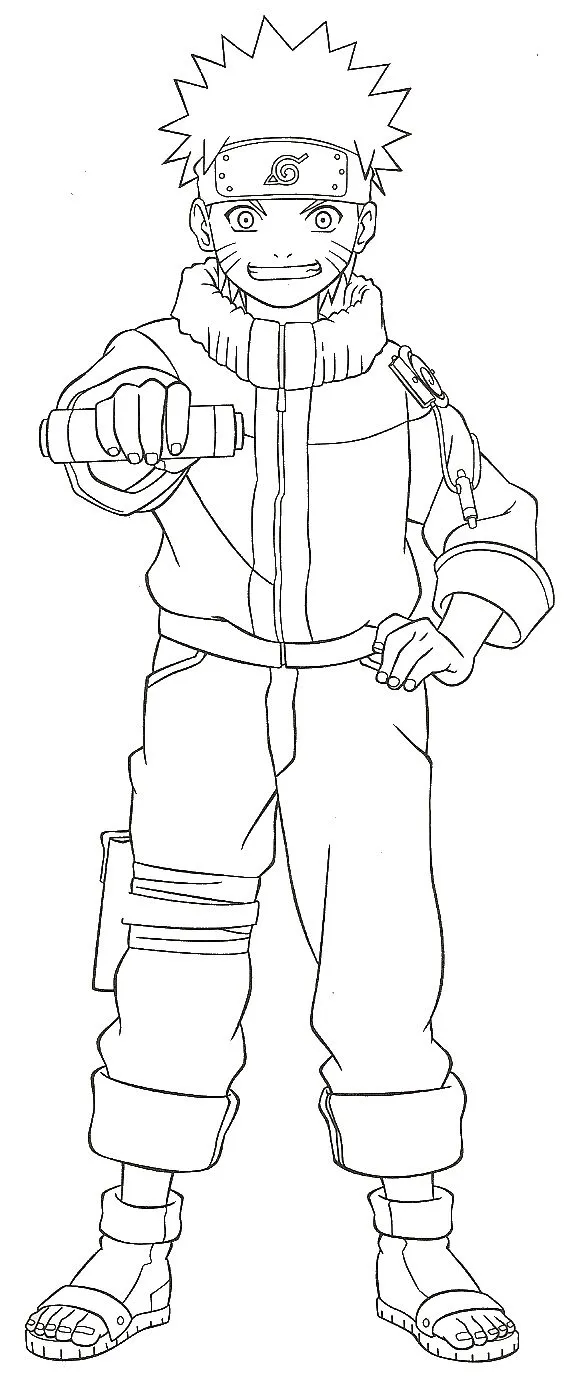 Haz clic para descargar dibujo de Naruto Cuerpo Completo con Kunai para colorear e imprimir gratis Naruto Cuerpo Completo con Kunai para colorear HD fácil y bonito - Descarga e imprime gratis - Dibujo exclusivo de Naruto