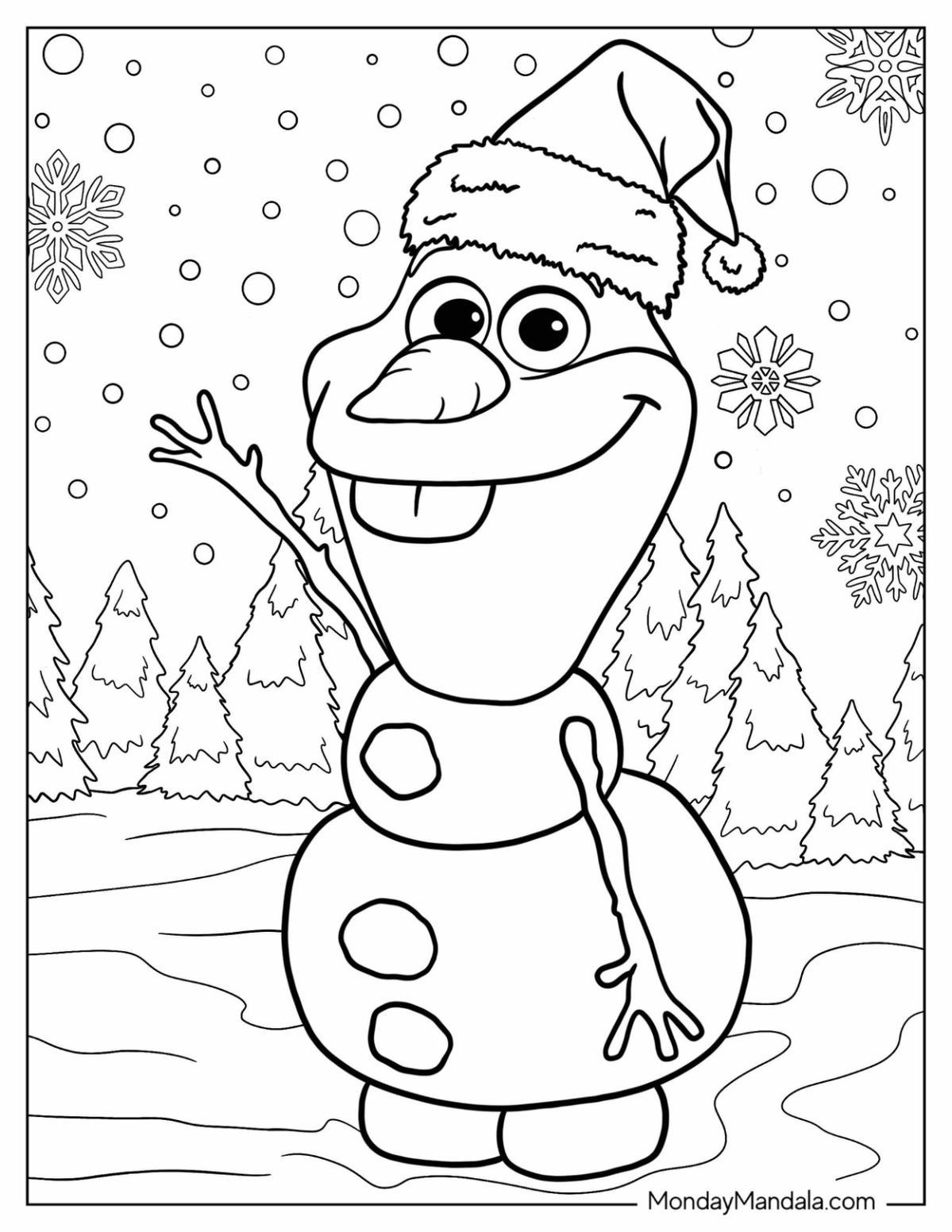 Haz clic para descargar dibujo de Olaf Navidad para colorear e imprimir (Frozen) PDF para colorear e imprimir gratis Olaf Navidad para colorear e imprimir (Frozen) PDF para colorear HD fácil y bonito - Descarga e imprime gratis - Dibujo exclusivo de Navidad
