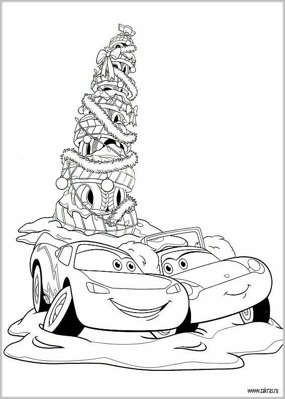 Haz clic para descargar dibujo de Rayo y Sally Navidad para colorear (Cars) PDF para colorear e imprimir gratis Rayo y Sally Navidad para colorear (Cars) PDF para colorear HD fácil y bonito - Descarga e imprime gratis - Dibujo exclusivo de Navidad