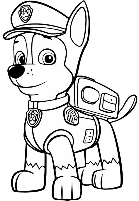 Haz clic para descargar dibujo de Marshall Rescate Pato para colorear e imprimir gratis Marshall Rescate Pato para colorear HD fácil y bonito - Descarga e imprime gratis - Dibujo exclusivo de Patrulla Canina