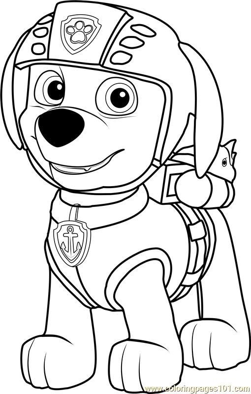Haz clic para descargar dibujo de Marshall Rescate para colorear e imprimir gratis Marshall Rescate para colorear HD fácil y bonito - Descarga e imprime gratis - Dibujo exclusivo de Patrulla Canina
