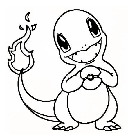 Ver dibujo completo de Charmander con Llama para colorear Dibujo de Charmander con Llama para colorear e imprimir gratis - Plantilla en alta calidad