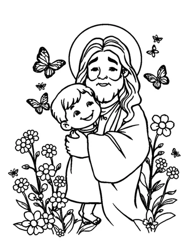 Dibujos de Jesús para colorear e imprimir Dibujos de Jesús para colorear - Colección completa