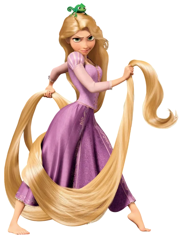 Icono de categoría de dibujos de Rapunzel para colorear - Plantillas para imprimir gratis para niños