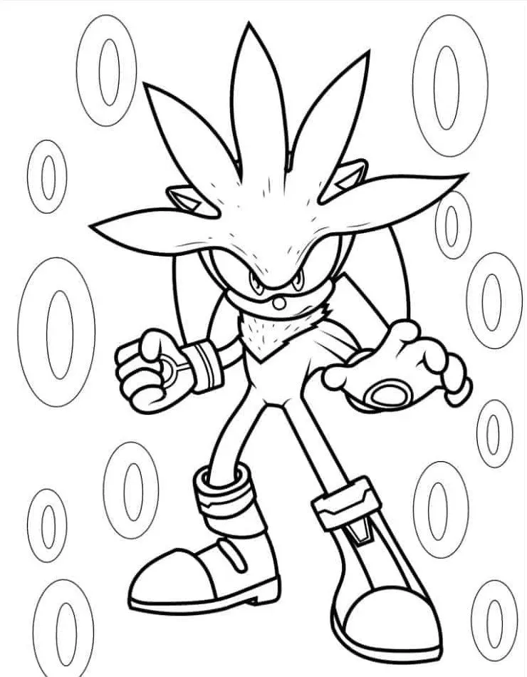 Ver dibujo completo de Silver con Anillos para colorear Dibujo de Silver con Anillos para colorear e imprimir gratis - Plantilla en alta calidad